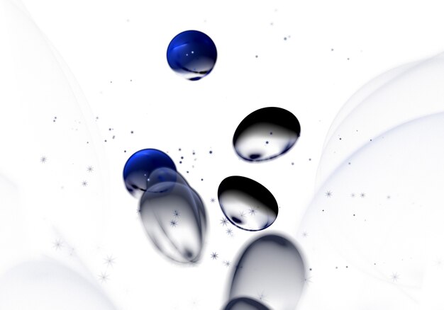 Free photo liquid drops in white background