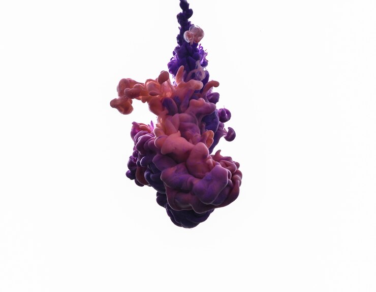 Free Photo liquid ink in water