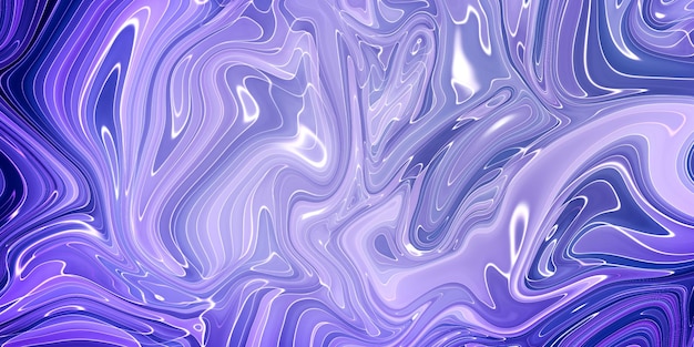 Жидкое фиолетовое искусство рисует абстрактный красочный фон с цветными всплесками и рисует современное искусство