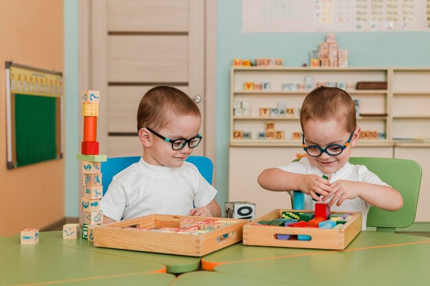 Little boys playing