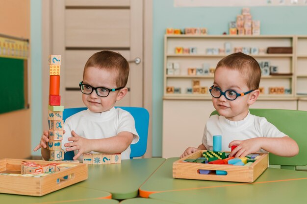 Little boys playing