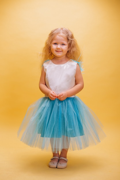 Little girl in cute dress