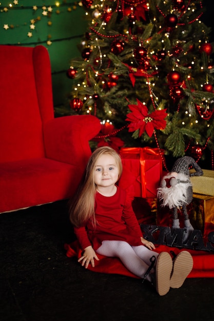 Little girl at the studio