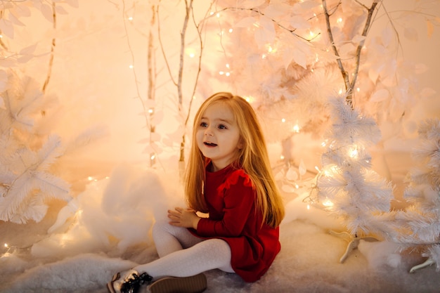 Little girl at the studio