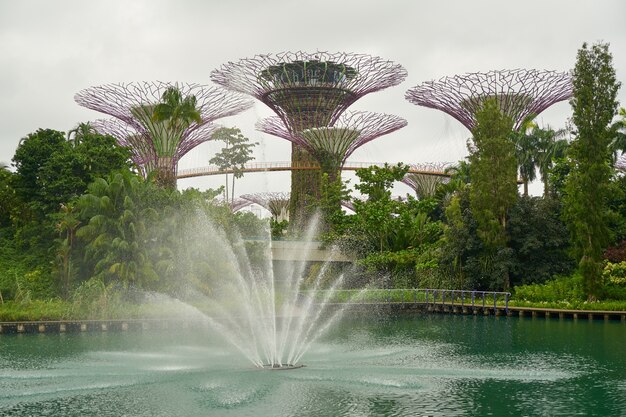 ライブ公園のランドマーク現代の都市