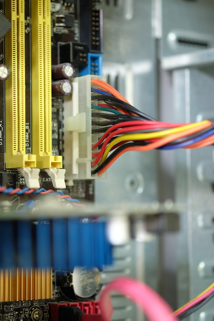 Free Photo loaded circuit board