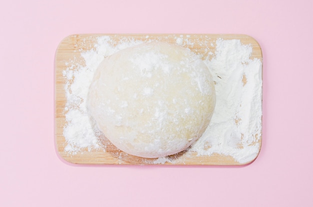 Loaf of bread with color background