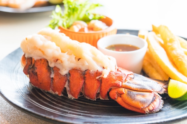 Free photo lobster steak