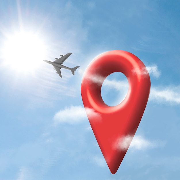 Location symbol and plane