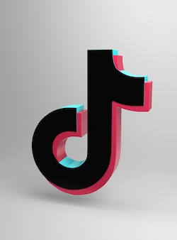Логотип приложения tik tok минималистичный простой дизайн