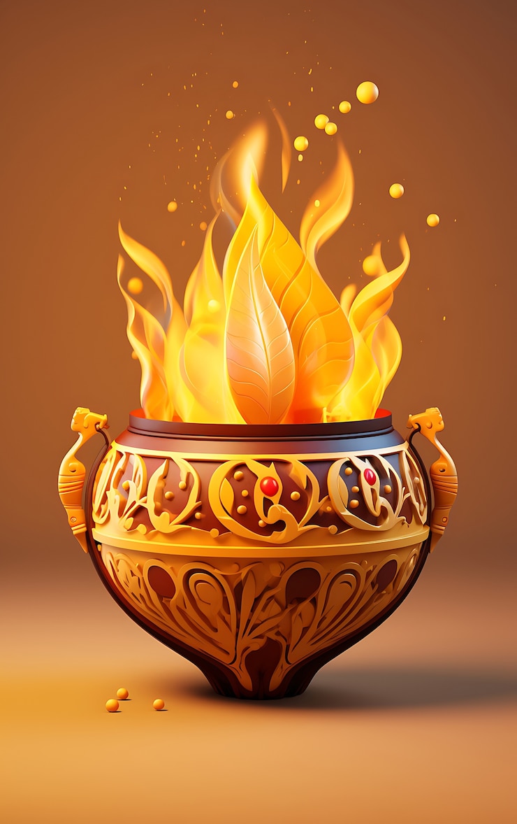 Free Photo lohri celebration in india