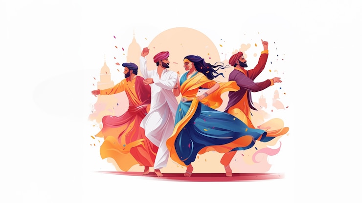 Free Photo lohri celebration in india