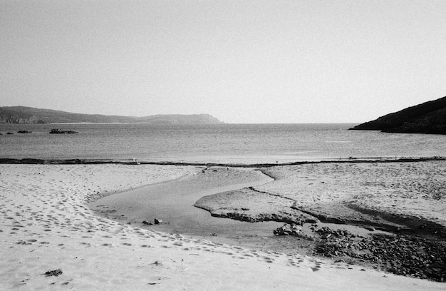 Free photo lonely beach