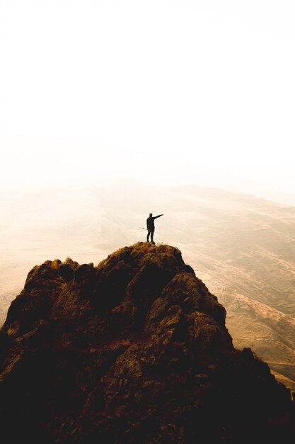 Lonely hiker