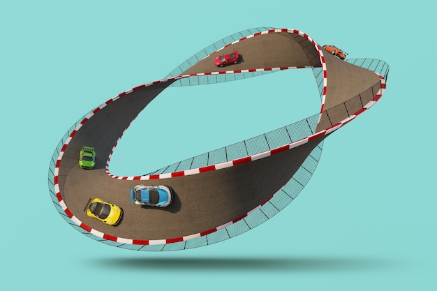 Loop cars concept collage