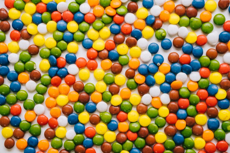 Free Photo a lot of colorful candy