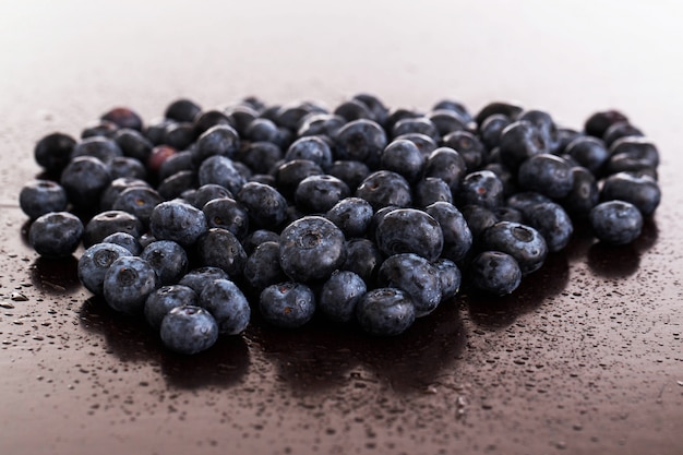 Lots of blueberries