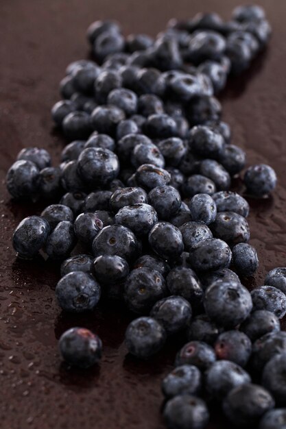 Lots of blueberries