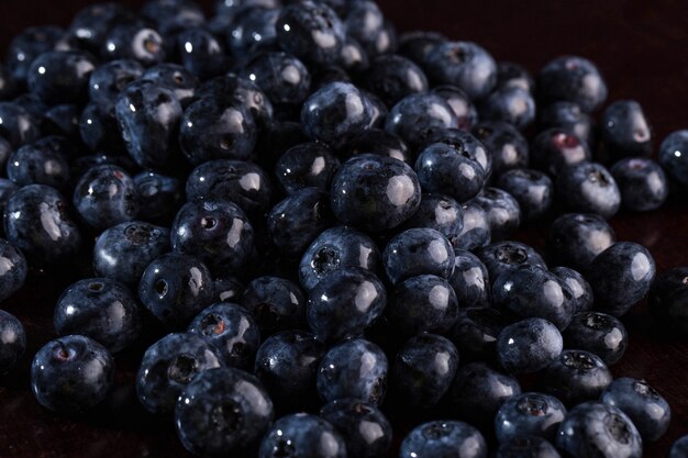 Lots of blueberries