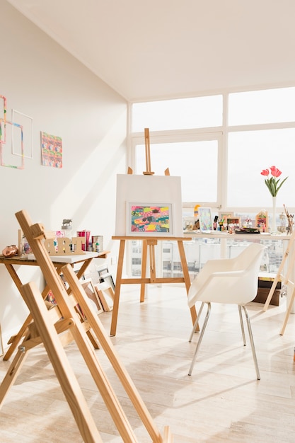 Lovely art studio compositio