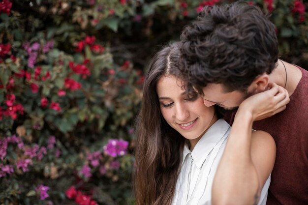 Lovely couple spending time together