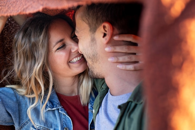 Lovely couple spending time together