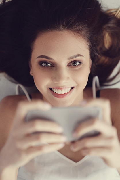 Lovely young woman portrait