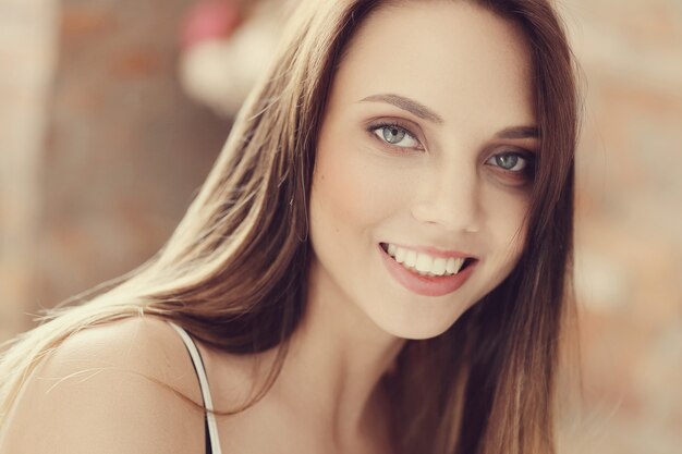 Lovely young woman portrait