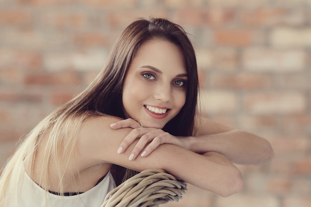 Lovely young woman portrait