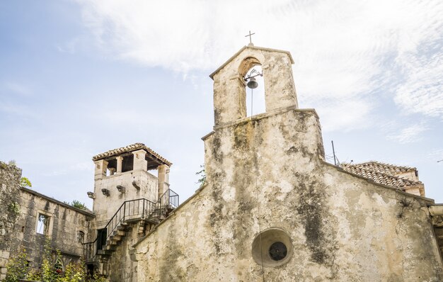Low angle shot of the church Sveti Petar at daytime