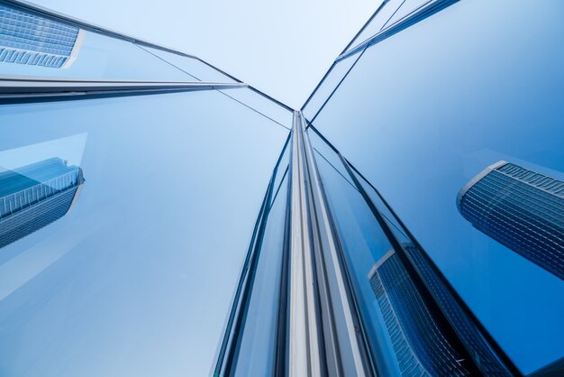 low angle view of business buildings