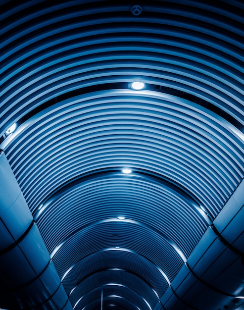 Low angle view of modern ceiling