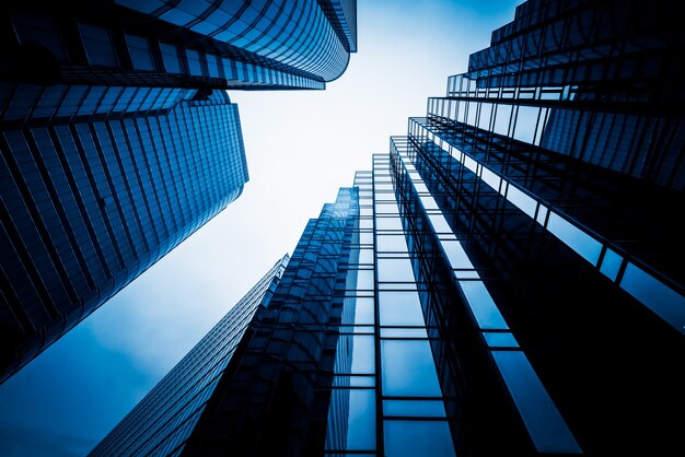 low angle view of skyscrapers