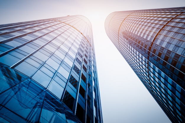 low angle view of skyscrapers