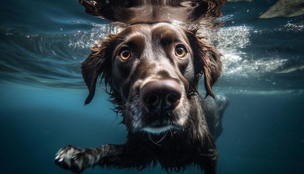 Foto gratuita lealtà e amicizia nell'ia generativa delle immersioni subacquee