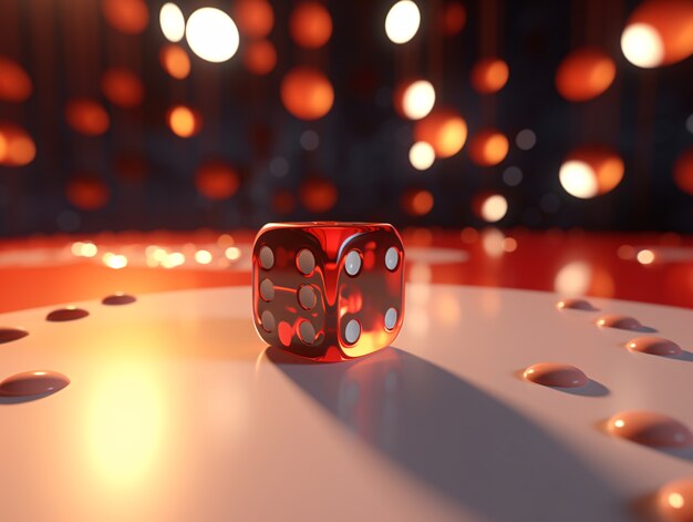 Lucky dice game background