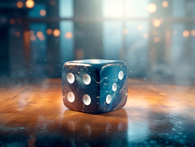 Free photo lucky dice game background