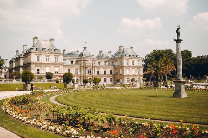 Luxembourg palace, luxembourg gardens, paris, france