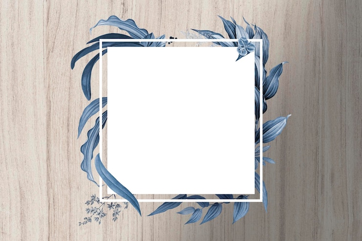 Free Photo luxurious floral wedding frame design