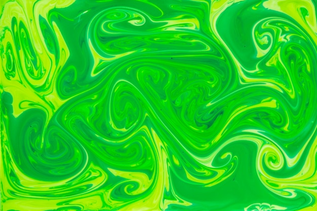 Luxurious lime green unique liquid background