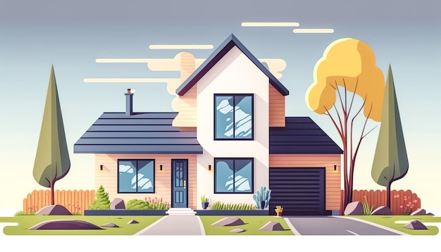 부동산 매매 또는 부동산 생성 AI의 고급 주택