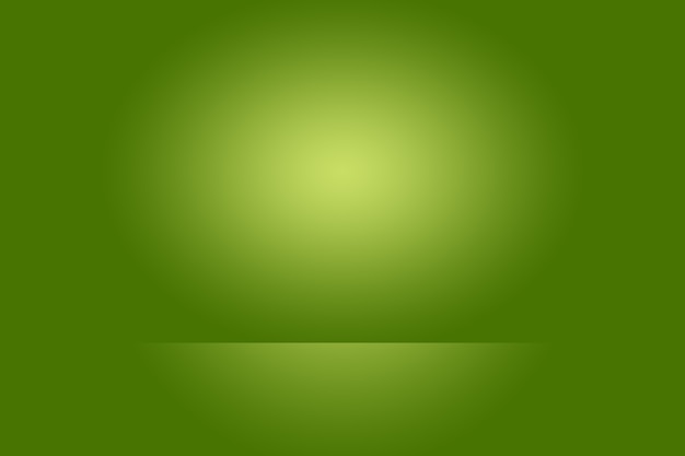 Бесплатное фото Роскошный простой зеленый градиент абстрактный фон студии пустая комната с пространством для вашего текста и изображения.