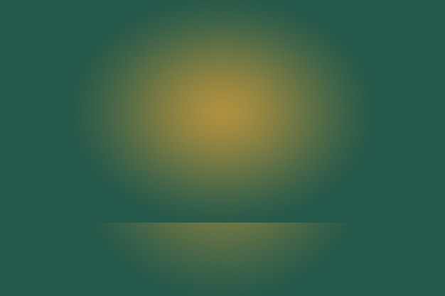 Free photo luxury plain green gradient abstract studio background empty room with space for your text and picture.