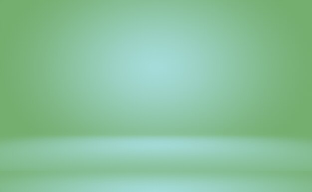 Роскошный простой зеленый градиент абстрактный фон студии пустая комната с пространством для вашего текста и изображения.
