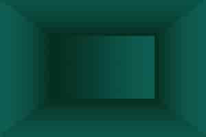 Free photo luxury plain green gradient abstract studio background empty room with space for your text and picture
