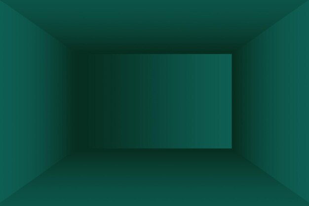 Luxury plain Green gradient abstract studio background empty room with space for your text and picture