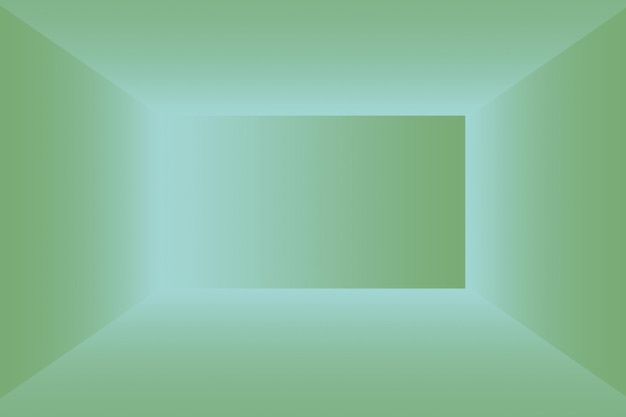 Luxury plain Green gradient abstract studio background empty room with space for your text and picture.