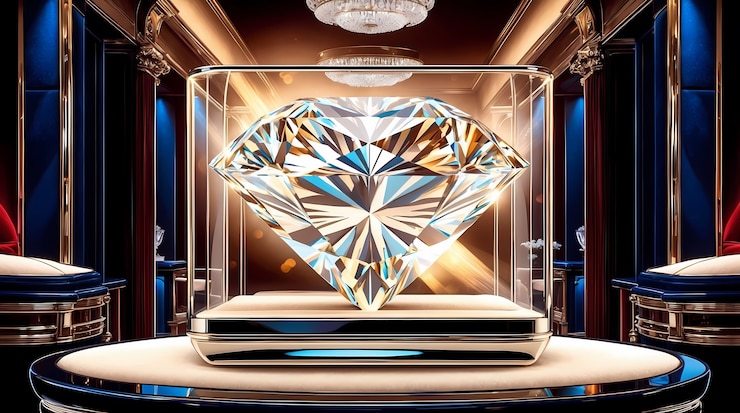 Free Photo luxury shine diamonds digital art