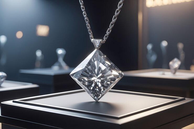 Free Photo luxury shine diamonds digital art