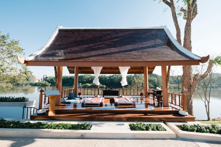 Free Photo luxury thai massage in pavilion